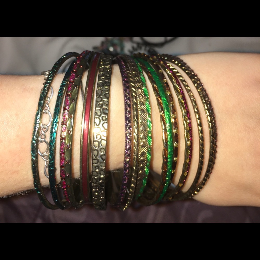 Bangle bracelets